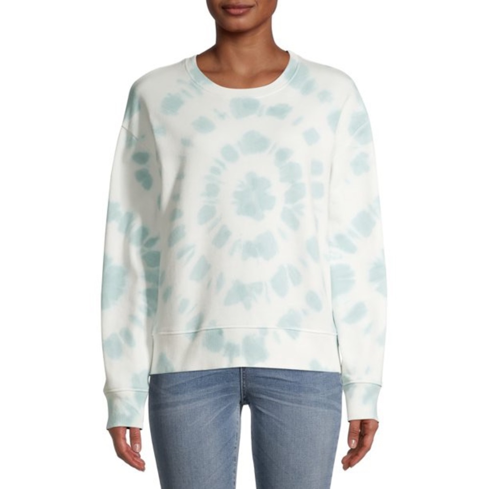 Time and Tru Women's Tie Dye Sweatshirt
